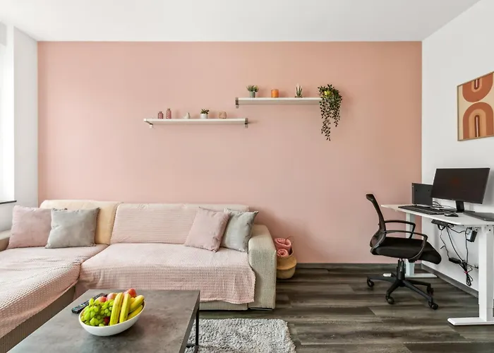 Apartament Elegant & Bright ~ Near Schalke 04 ~ Office ~ Free Parking! *