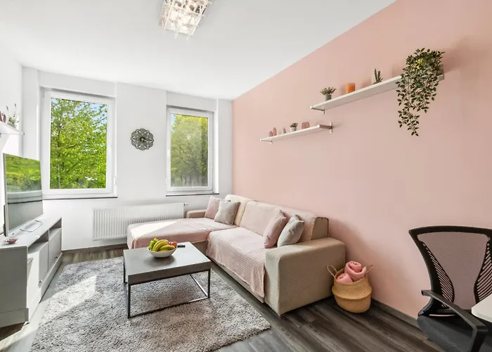 Apartament Elegant & Bright ~ Near Schalke 04 ~ Office ~ Free Parking!